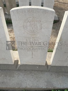 BAGHDAD (NORTH GATE) WAR CEMETERY - LEGG, B G